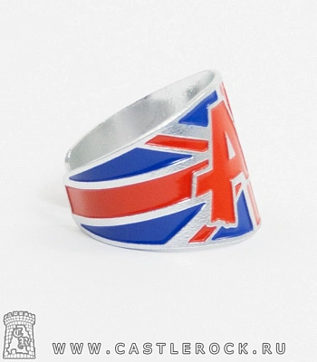 кольцо asking alexandria (красные буквы, безразмерное)