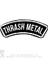 нашивка thrash metal (вышивка)