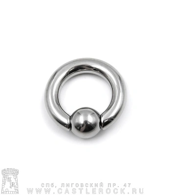 Кольцо BCR Хард Сталь 5 х 16 х 10 (с пружинным шариком)