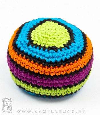 сокс полосатый (салатовый, черный, голубой, оранжевый, фиолетовый, пластиковые гранулы)