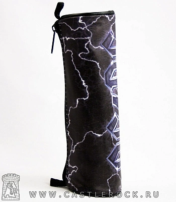 пенал ac/dc (лого, молнии)