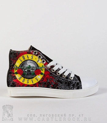 кеды guns'n'roses (лого)