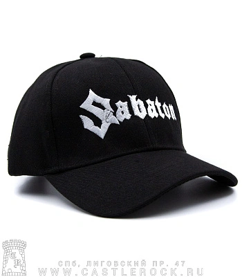 бейсболка sabaton (шесть клиньев, вышивка)