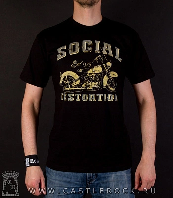 футболка social distortion (мотоцикл)