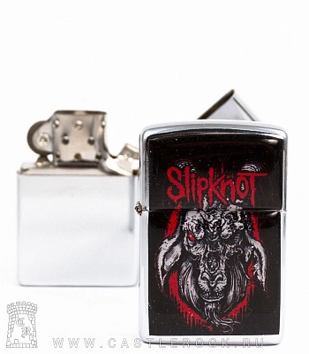 зажигалка цветная slipknot (козел)
