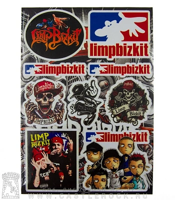 набор наклеек limp bizkit (стикерпак)