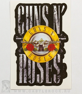 наклейка guns'n'roses (лого)