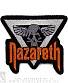 нашивка nazareth (лого, череп, вышивка)