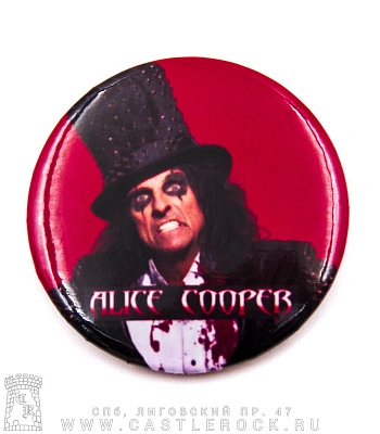 значок alice cooper "welcome 2 my nightmare"