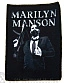 нашивка marilyn manson (ч/б)