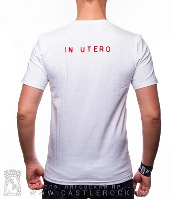 футболка nirvana "in utero" (белая)