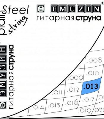 струна emuzin стальная .013