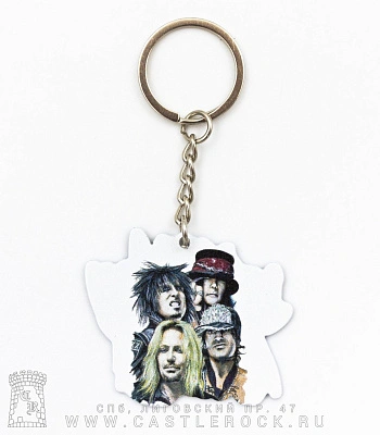 брелок металлический motley crue