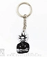 брелок металлический король и шут горшенев (ч/б)
