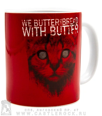 кружка we butter the bread with butter "wieder geil!"