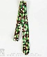 галстук камуфляж зеленый яркий (узкий)