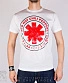 футболка red hot chili peppers (лого, белая)