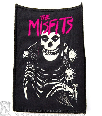 нашивка misfits (скелет)