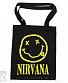 сумка шоппер nirvana (смайл, надпись снизу)