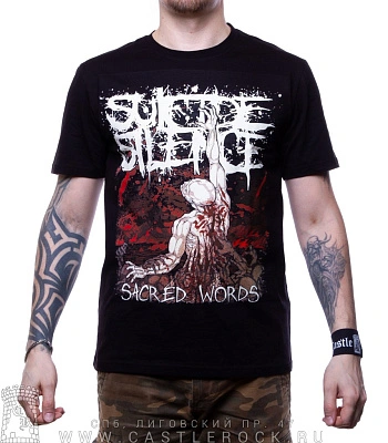 футболка suicide silence "sacred words"