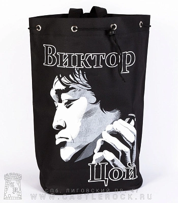 торба кино в. цой (ч/б)