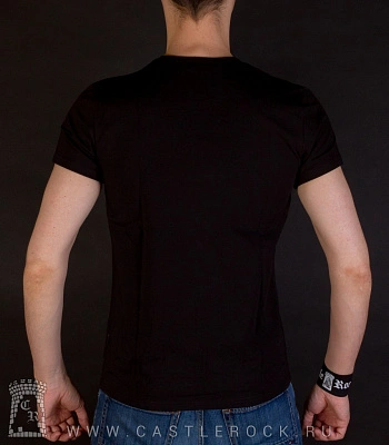 футболка череп santa muerte (светится)