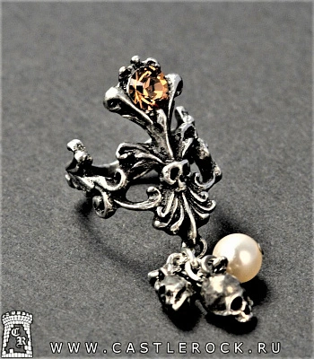 кольцо alchemy gothic (алхимия готик) r146 aurum mortis