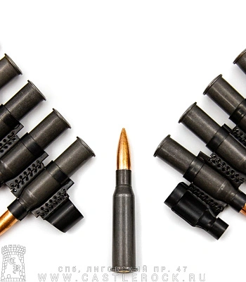 ремень патронташ (50 патронов, серый)