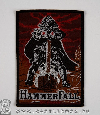 нашивка sp1340 hammerfall "glory tothe brave"
