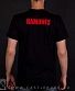 футболка ramones (кеды, надпись красная)