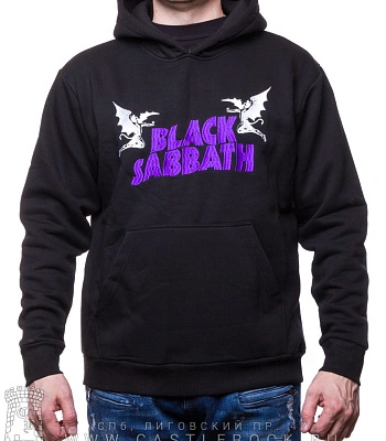 балахон black sabbath (лого, вышивка)