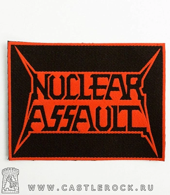 нашивка nuclear assault (лого красное)