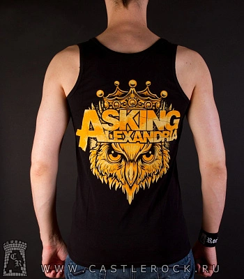 майка asking alexandria (сова)