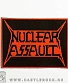 нашивка nuclear assault (лого красное)