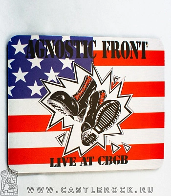 коврик для мыши agnostic front "live at cbgb"
