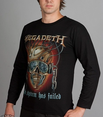 футболка megadeth "the system has failed" д/р