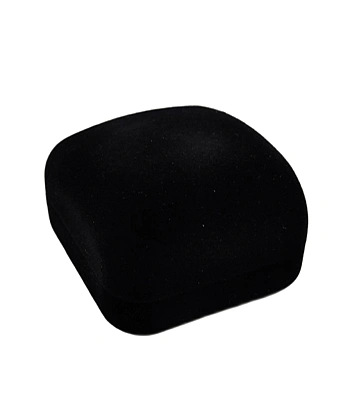 футляр бархатный для колец (черный)