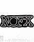 нашивка термо nofx (лого, вышивка)