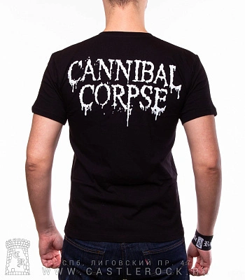 футболка cannibal corpse "butchered at birth"