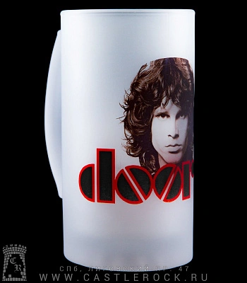 кружка пивная стеклянная doors jim morrison