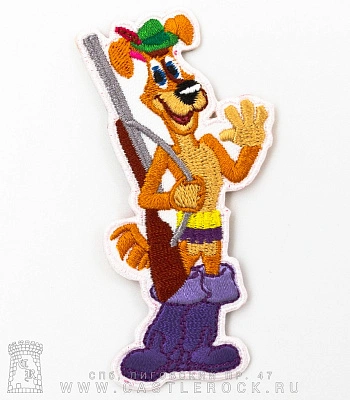 нашивка термо простоквашино шарик (вышивка)