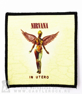 нашивка nirvana "in utero" (квадратная)