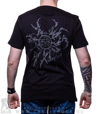 футболка kataklysm (череп барана и скелет змеи)