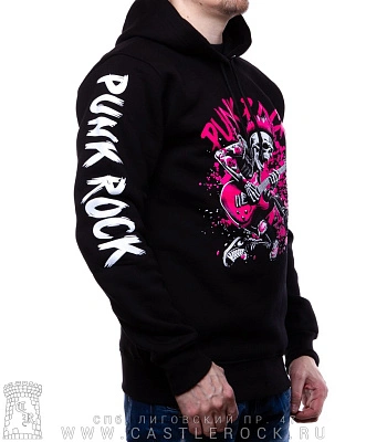 балахон скелет панка "punk rock"