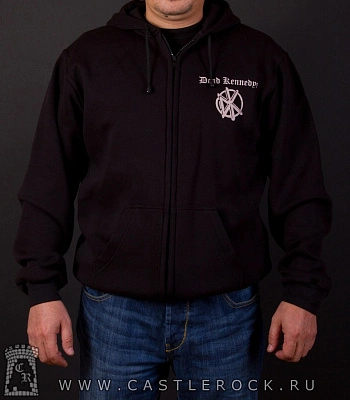 балахон на молнии dead kennedys (лого)