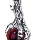 серьга alchemy gothic (алхимия готик) e20 dragon claw