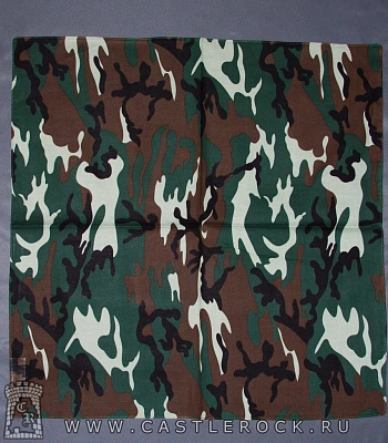 бандана камуфляж (зеленый темный)