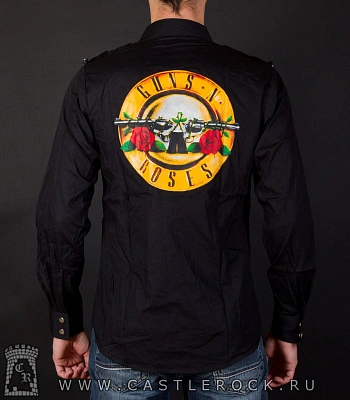 рубашка с длинным рукавом guns'n'roses