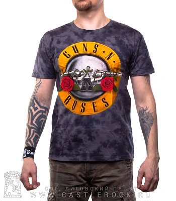 футболка guns'n'roses (варенка, серая)