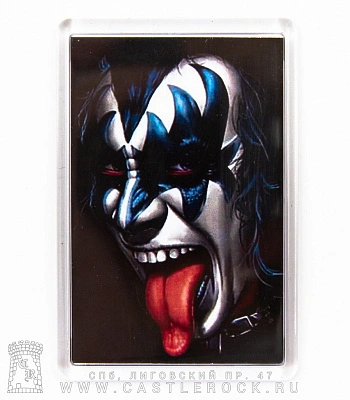 магнит прямоугольный kiss gene simmons